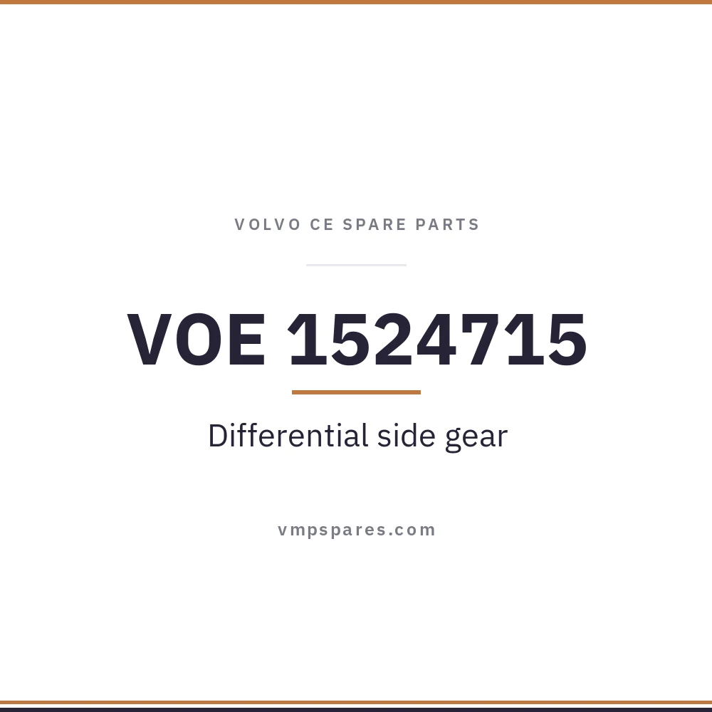 VOE 1524715 – Differential side gear