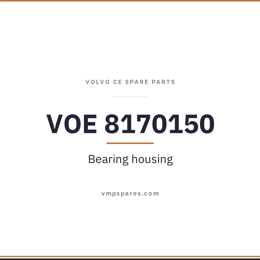 VOE 8170150 – Bearing housing