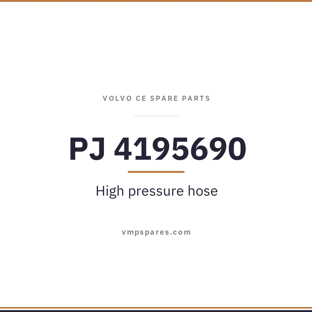 PJ 4195690 – High pressure hose