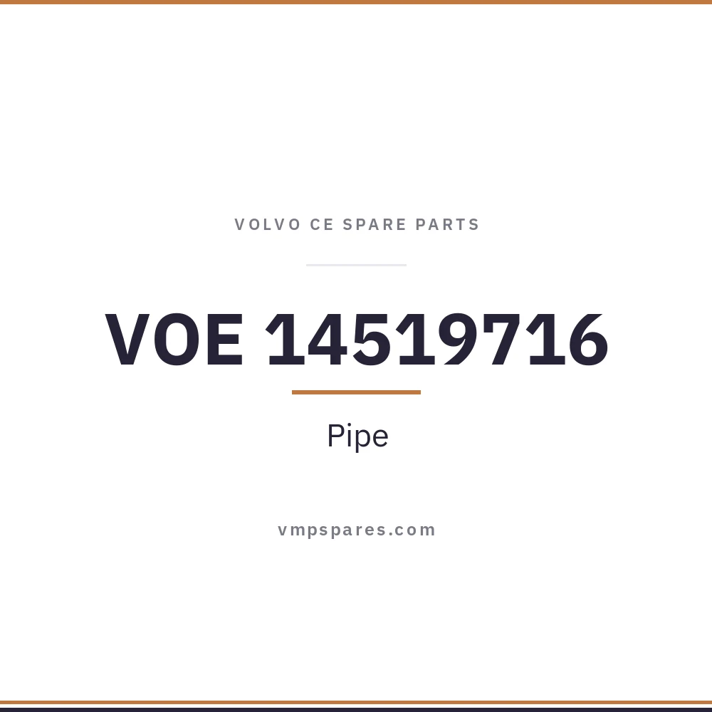 VOE 14519716 – Pipe