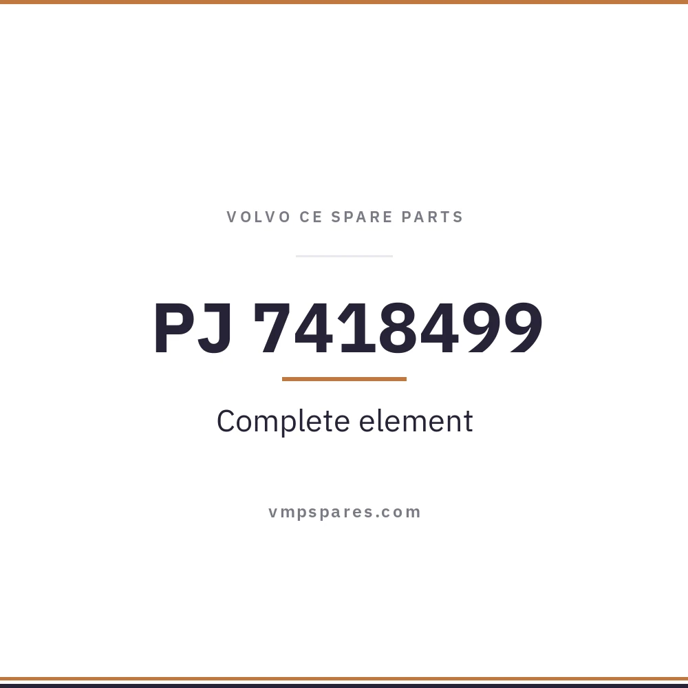 PJ 7418499 – Complete element
