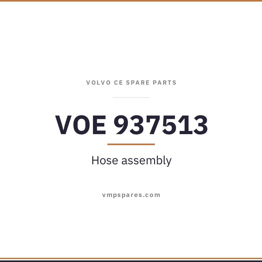 VOE 937513 – Hose assembly