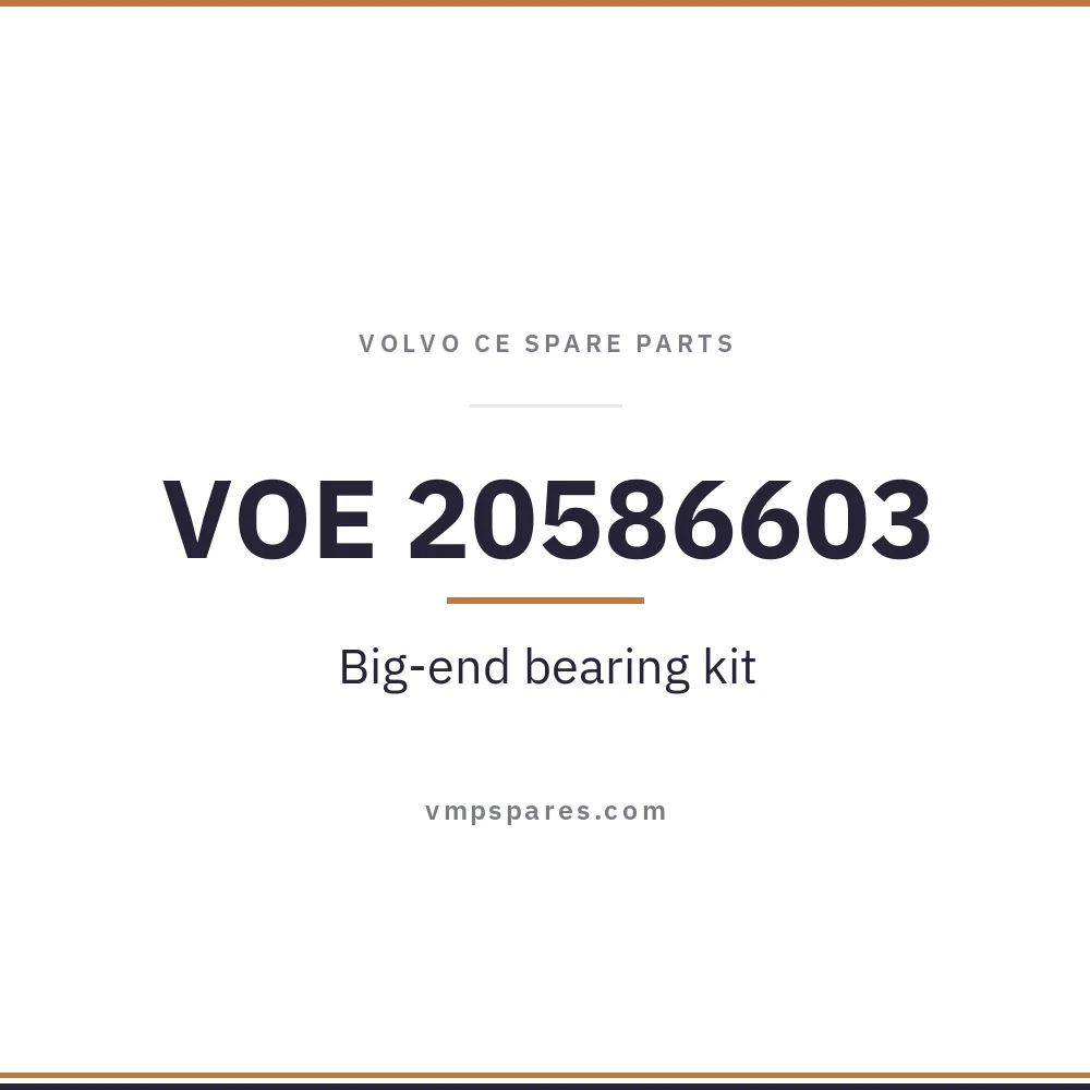 VOE 20586603 – Big-end bearing kit