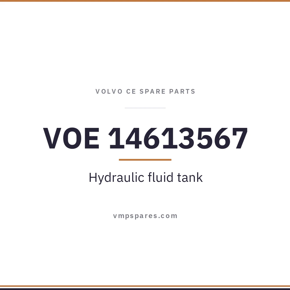 VOE 14613567 – Hydraulic fluid tank