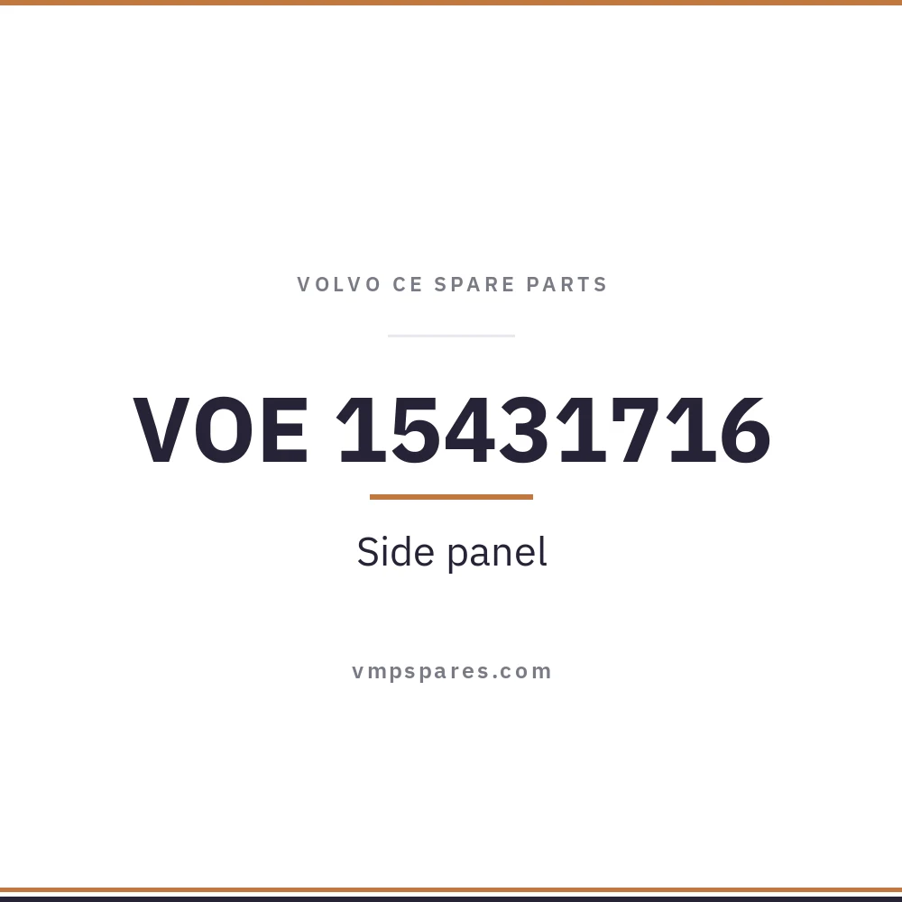 VOE 15431716 – Side panel