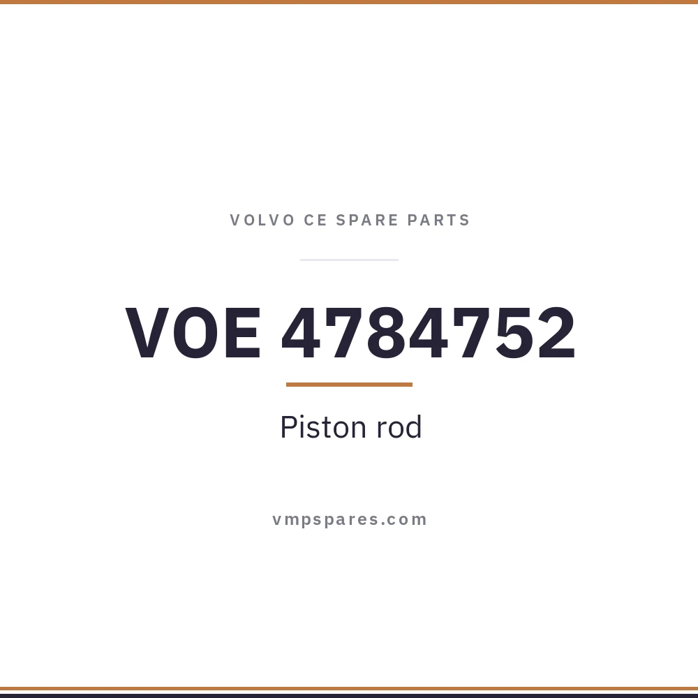 VOE 4784752 – Piston rod
