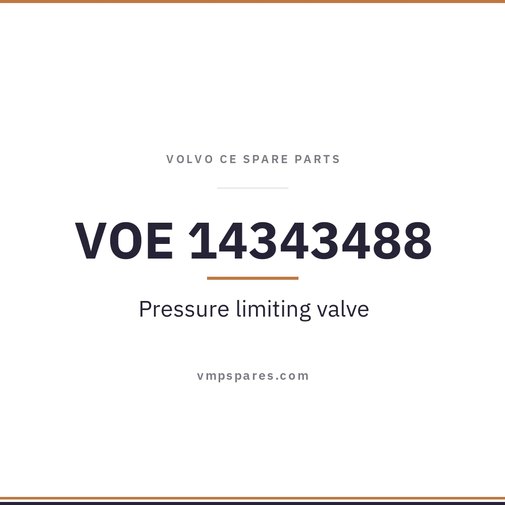 VOE 14343488 – Pressure limiting valve