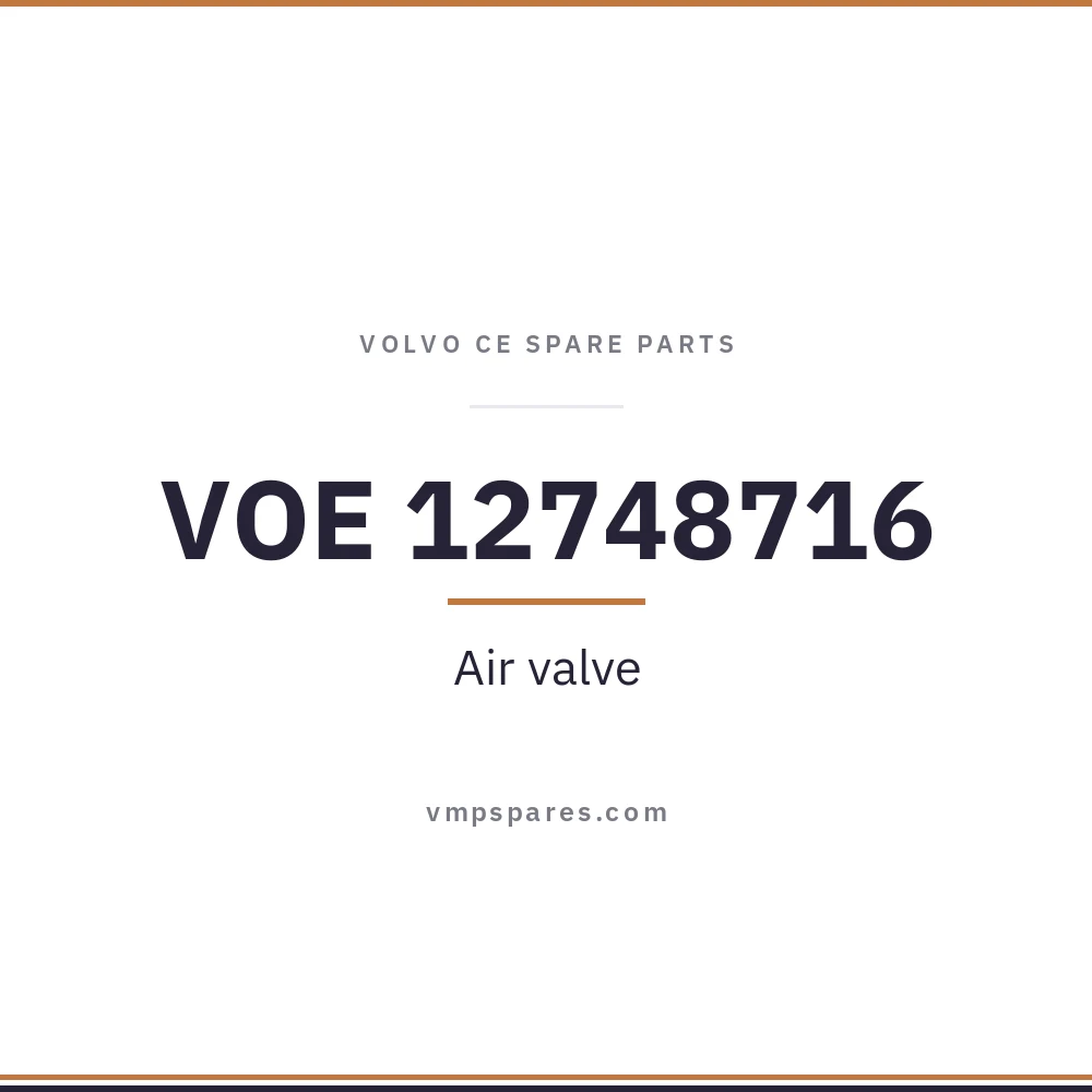 VOE 12748716 – Air valve