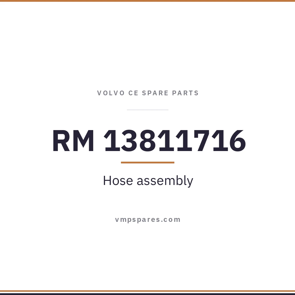 RM 13811716 – Hose assembly