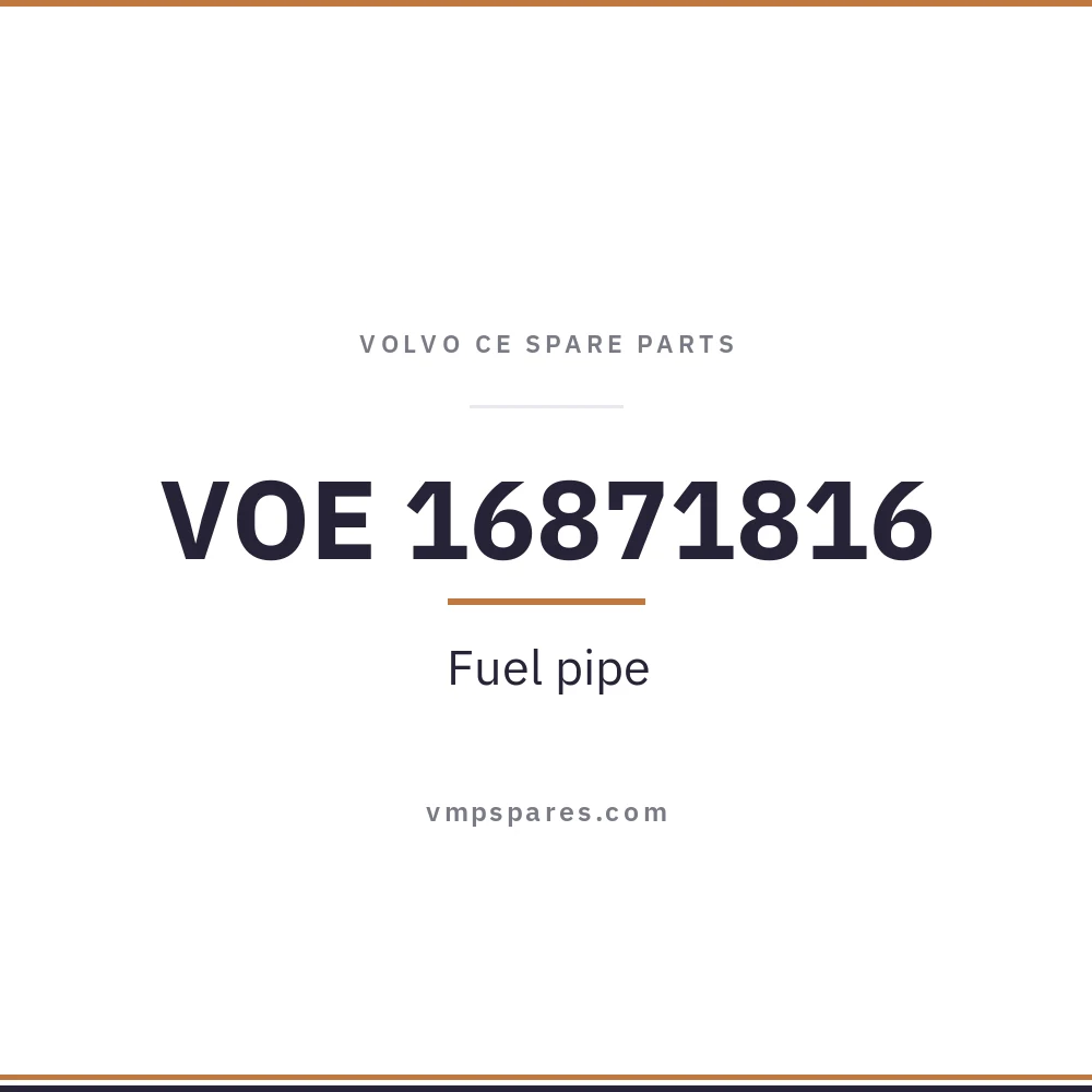 VOE 16871816 – Fuel pipe