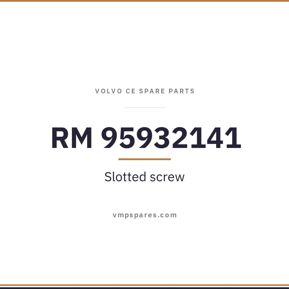 RM 95932141 – Slotted screw