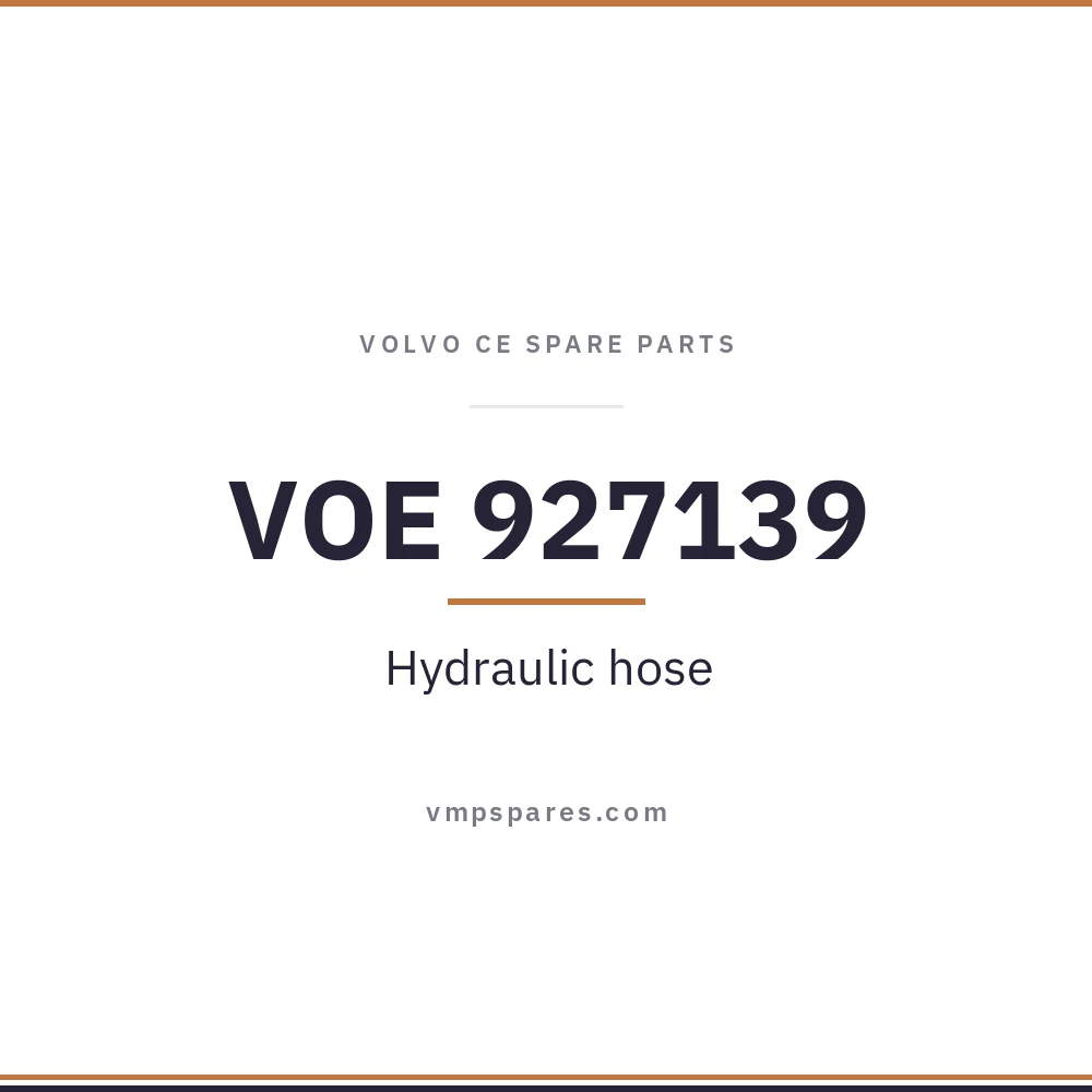 VOE 927139 – Hydraulic hose