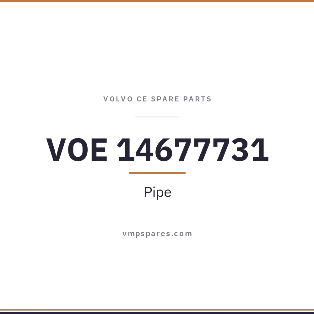 VOE 14677731 – Pipe