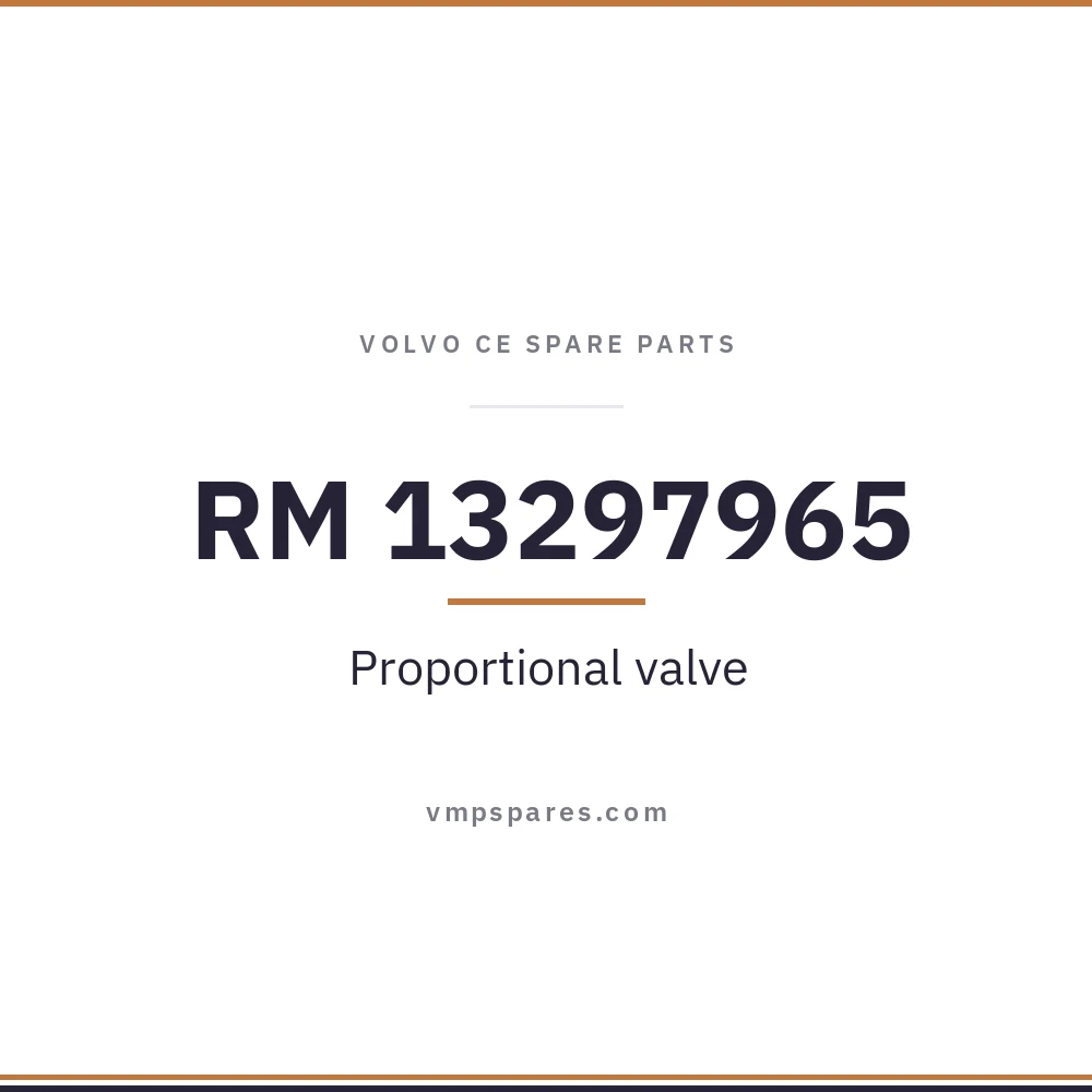 RM 13297965 – Proportional valve
