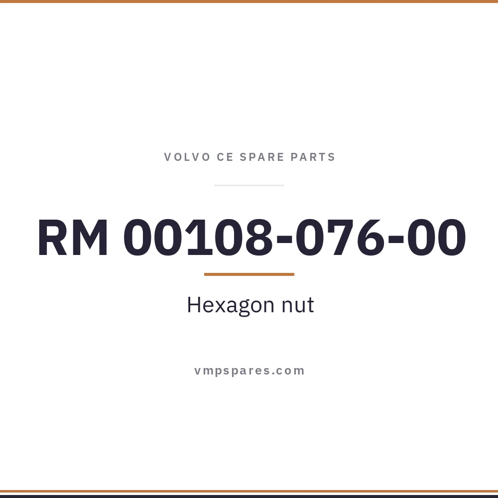 RM 00108-076-00 – Hexagon nut