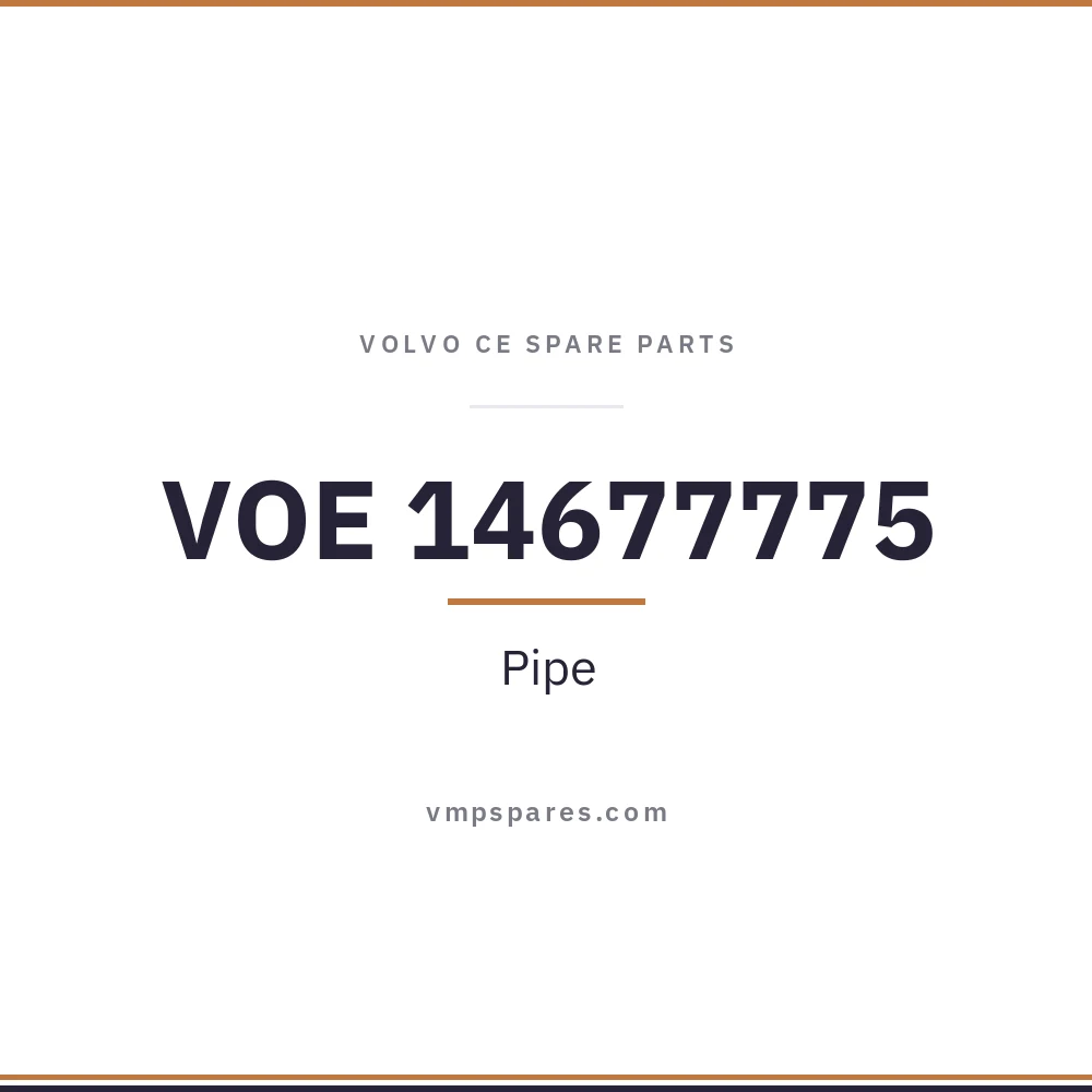 VOE 14677775 – Pipe