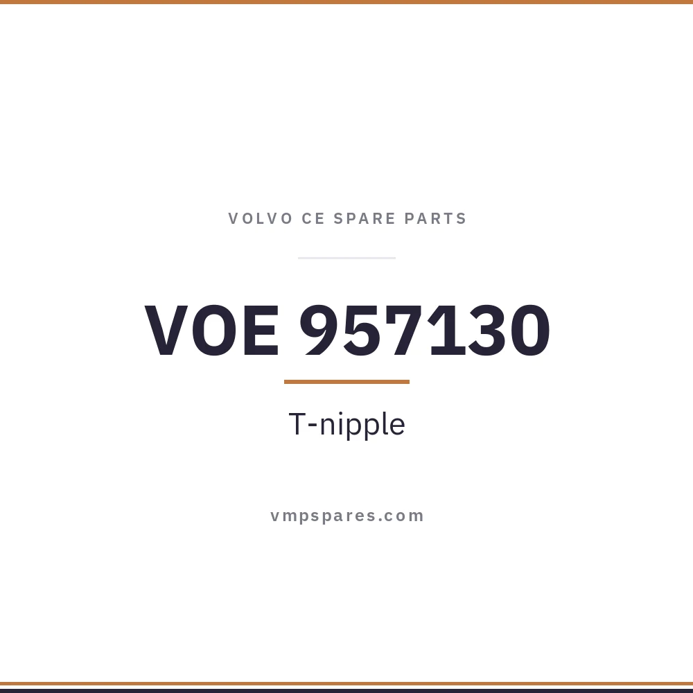VOE 957130 – T-nipple