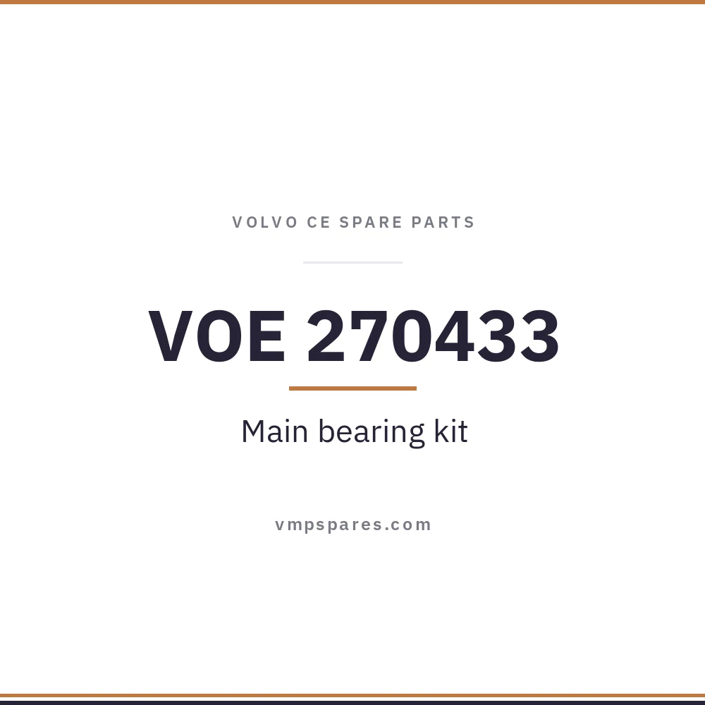 VOE 270433 – Main bearing kit