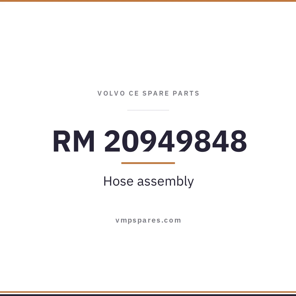 RM 20949848 – Hose assembly