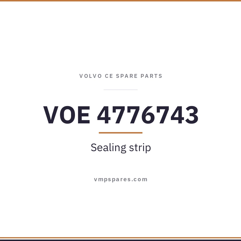 VOE 4776743 – Sealing strip