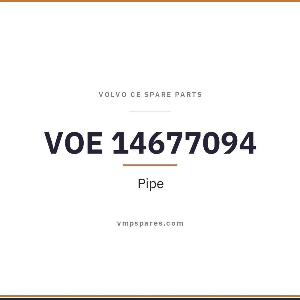 VOE 14677094 – Pipe