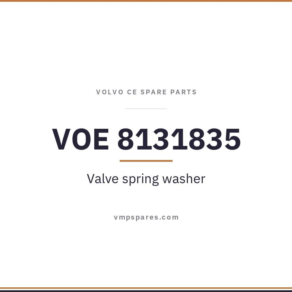VOE 8131835 – Valve spring washer