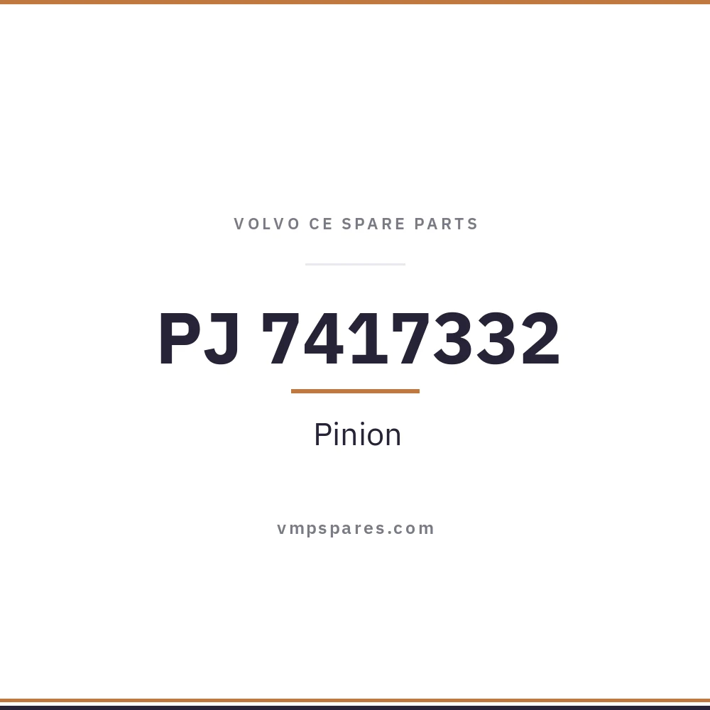 PJ 7417332 – Pinion