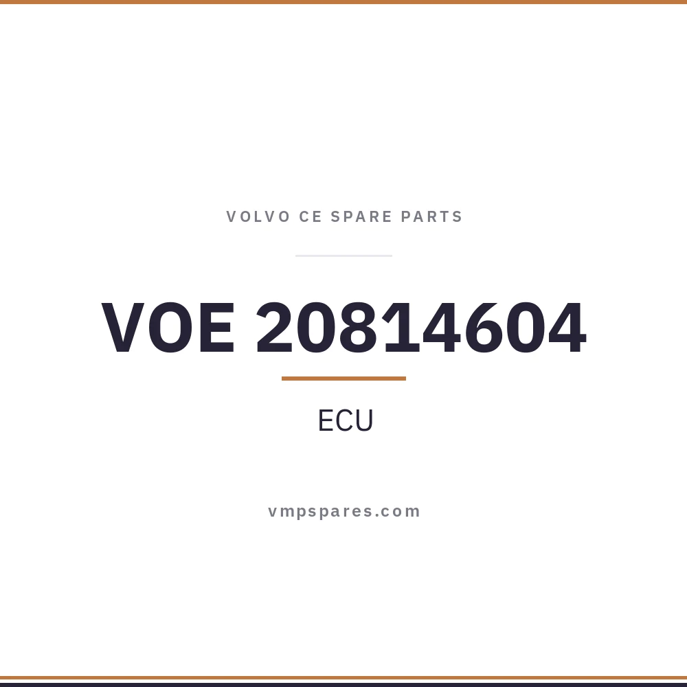VOE 20814604 – ECU