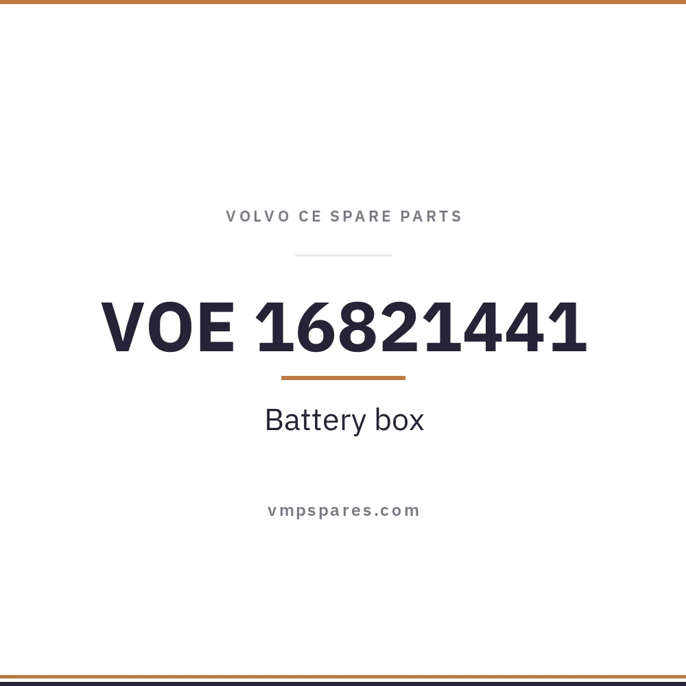 VOE 16821441 – Battery box