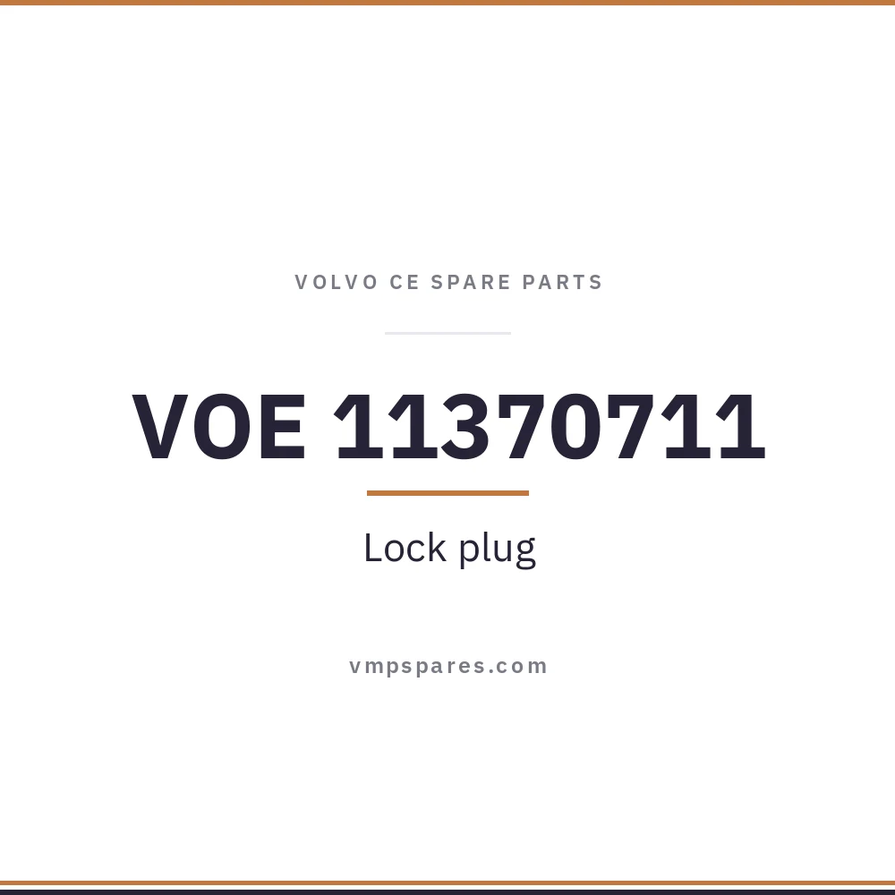 VOE 11370711 – Lock plug