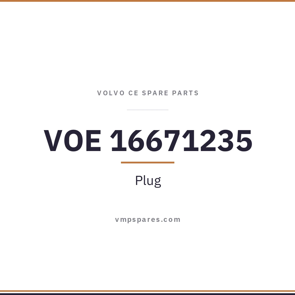 VOE 16671235 – Plug