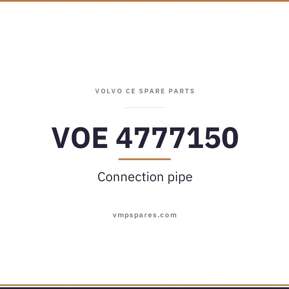 VOE 4777150 – Connection pipe