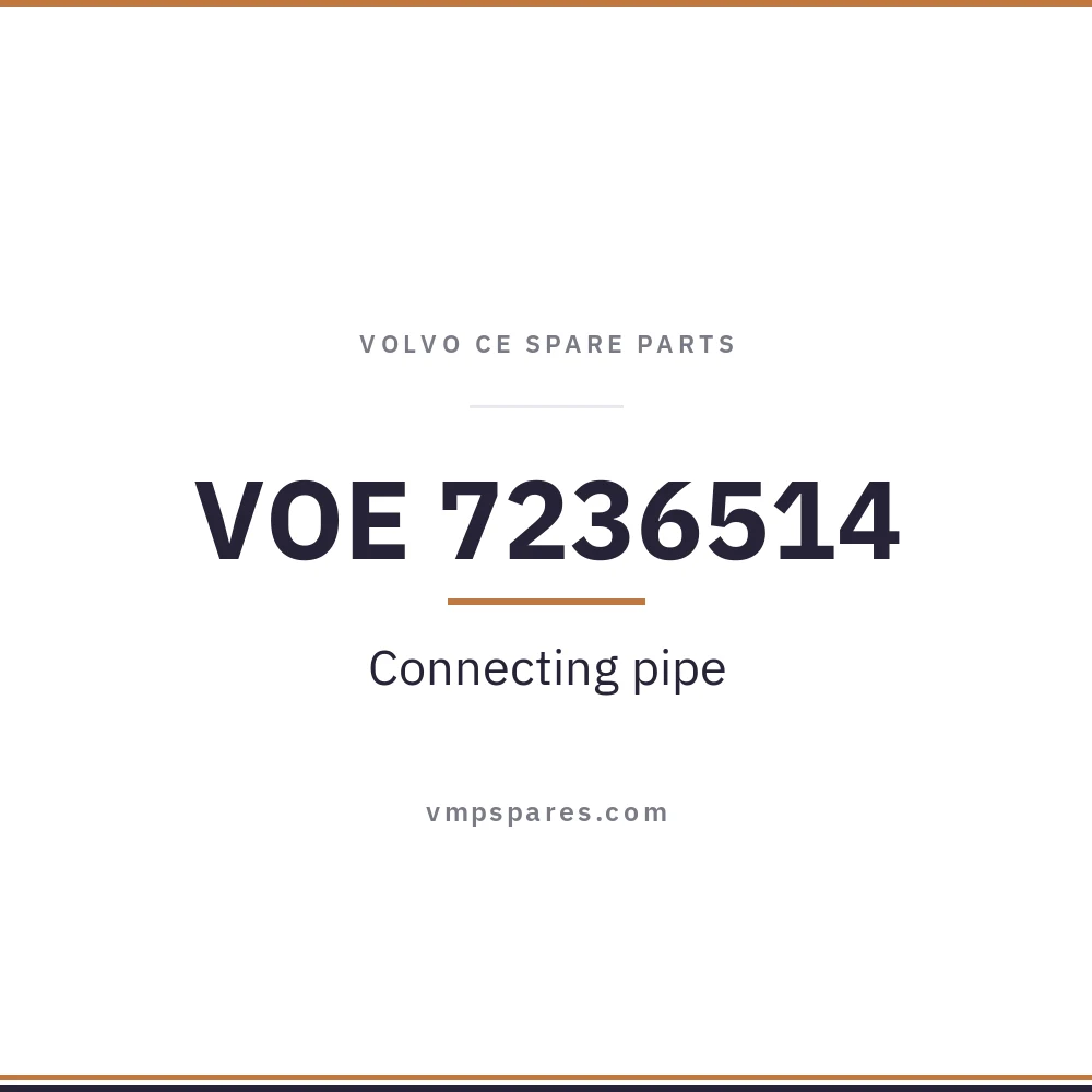 VOE 7236514 – Connecting pipe