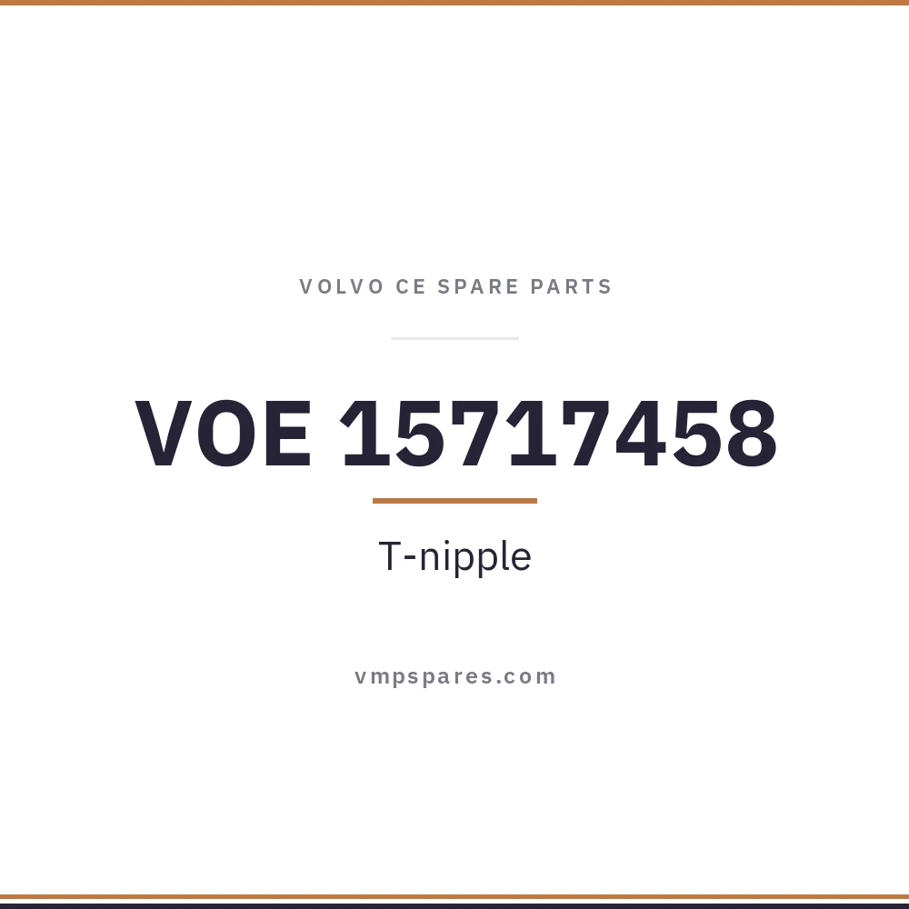 VOE 15717458 – T-nipple