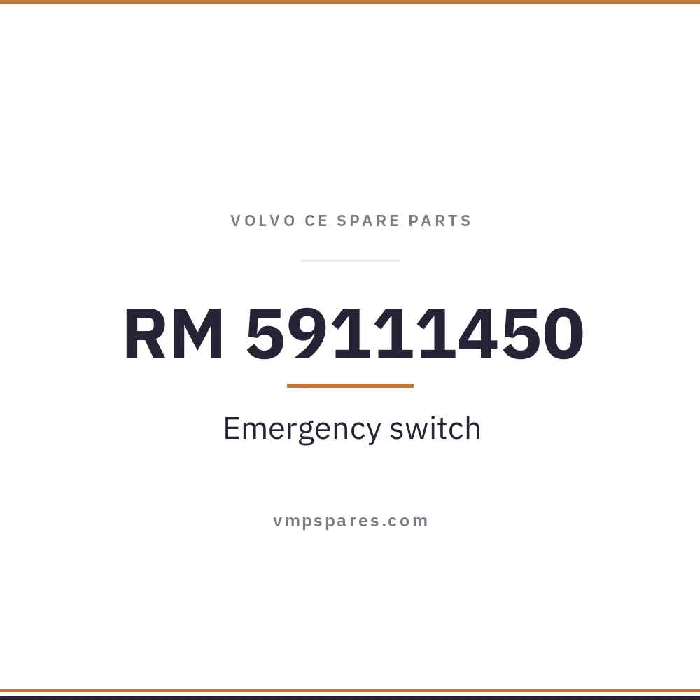 RM 59111450 – Emergency switch