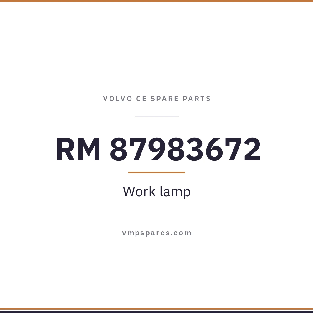 RM 87983672 – Work lamp