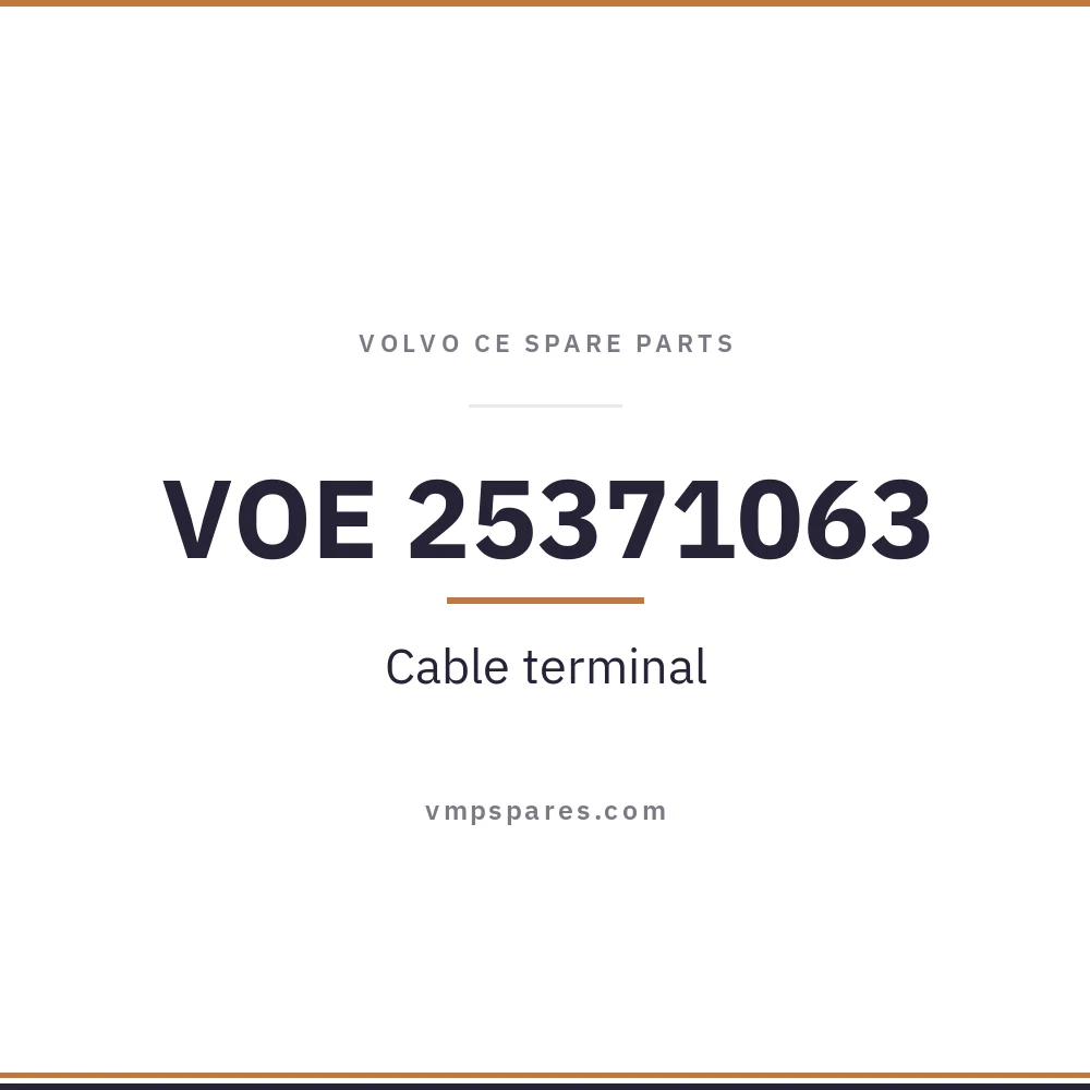 VOE 25371063 – Cable terminal