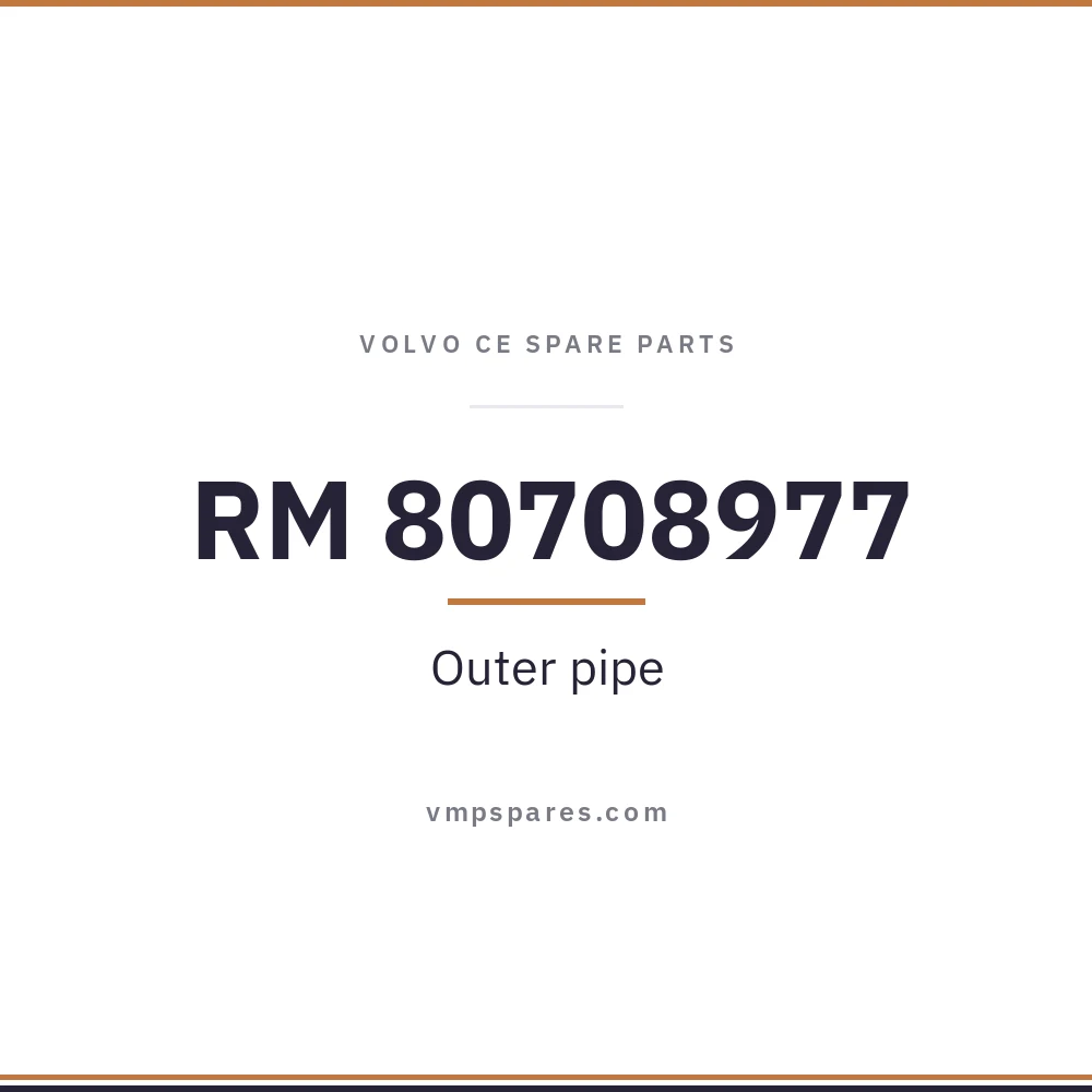 RM 80708977 – Outer pipe