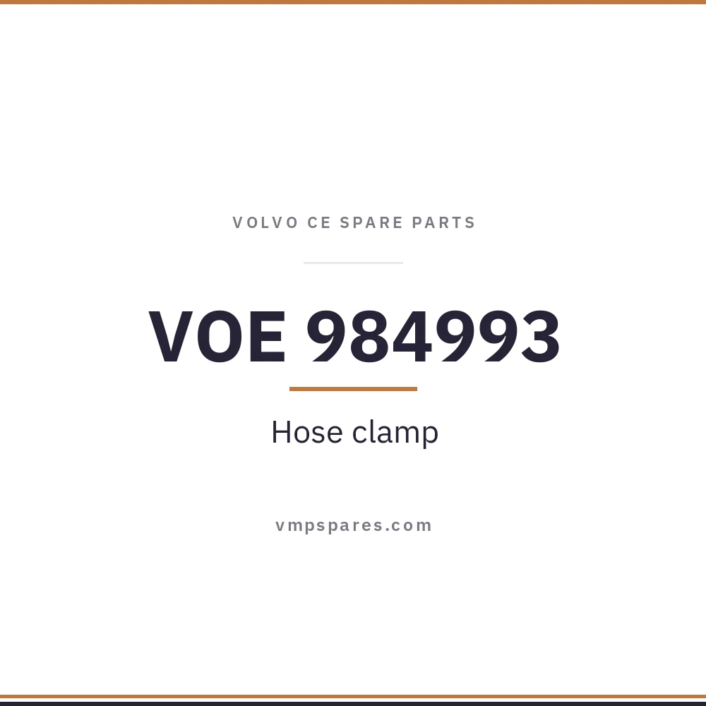 VOE 984993 – Hose clamp