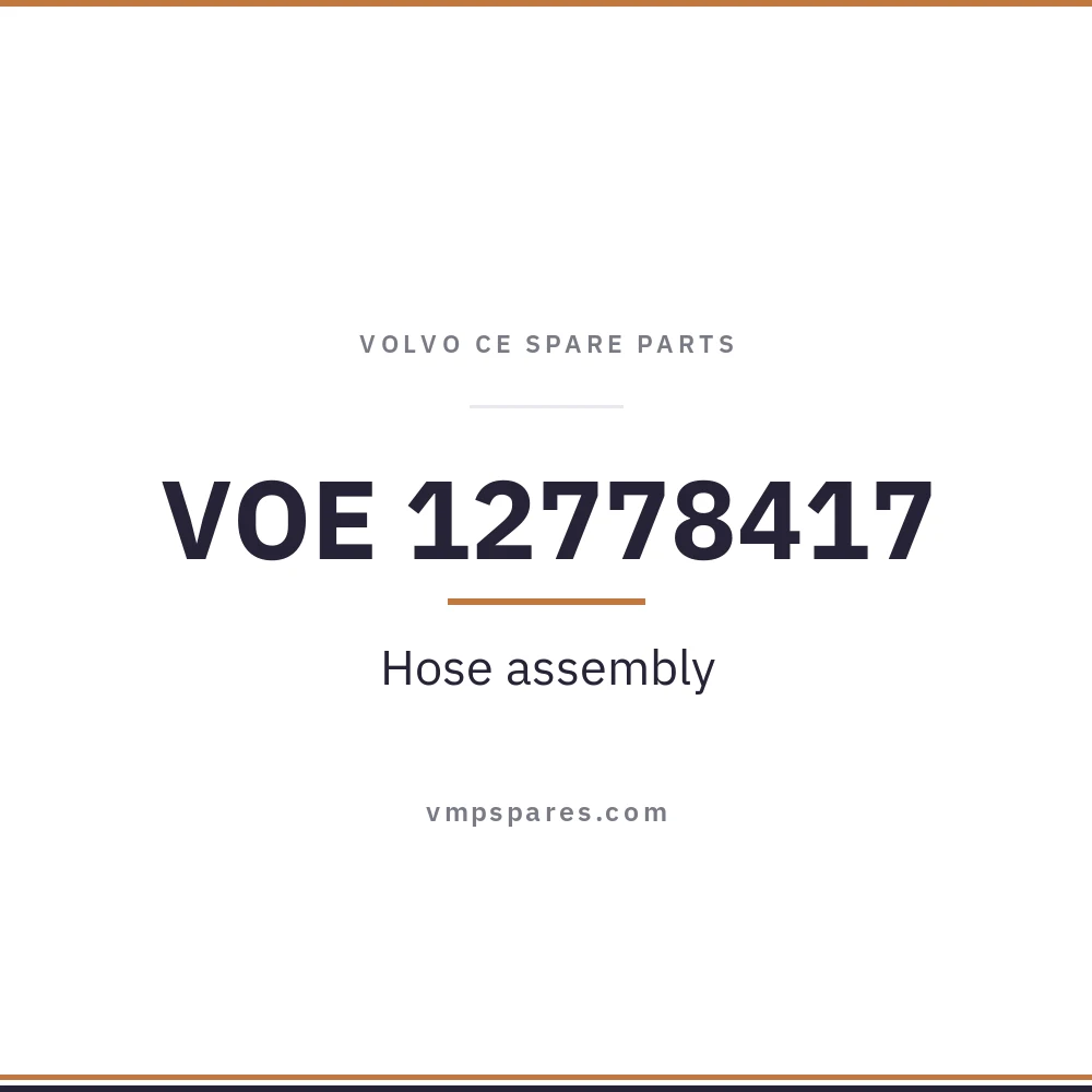 VOE 12778417 – Hose assembly