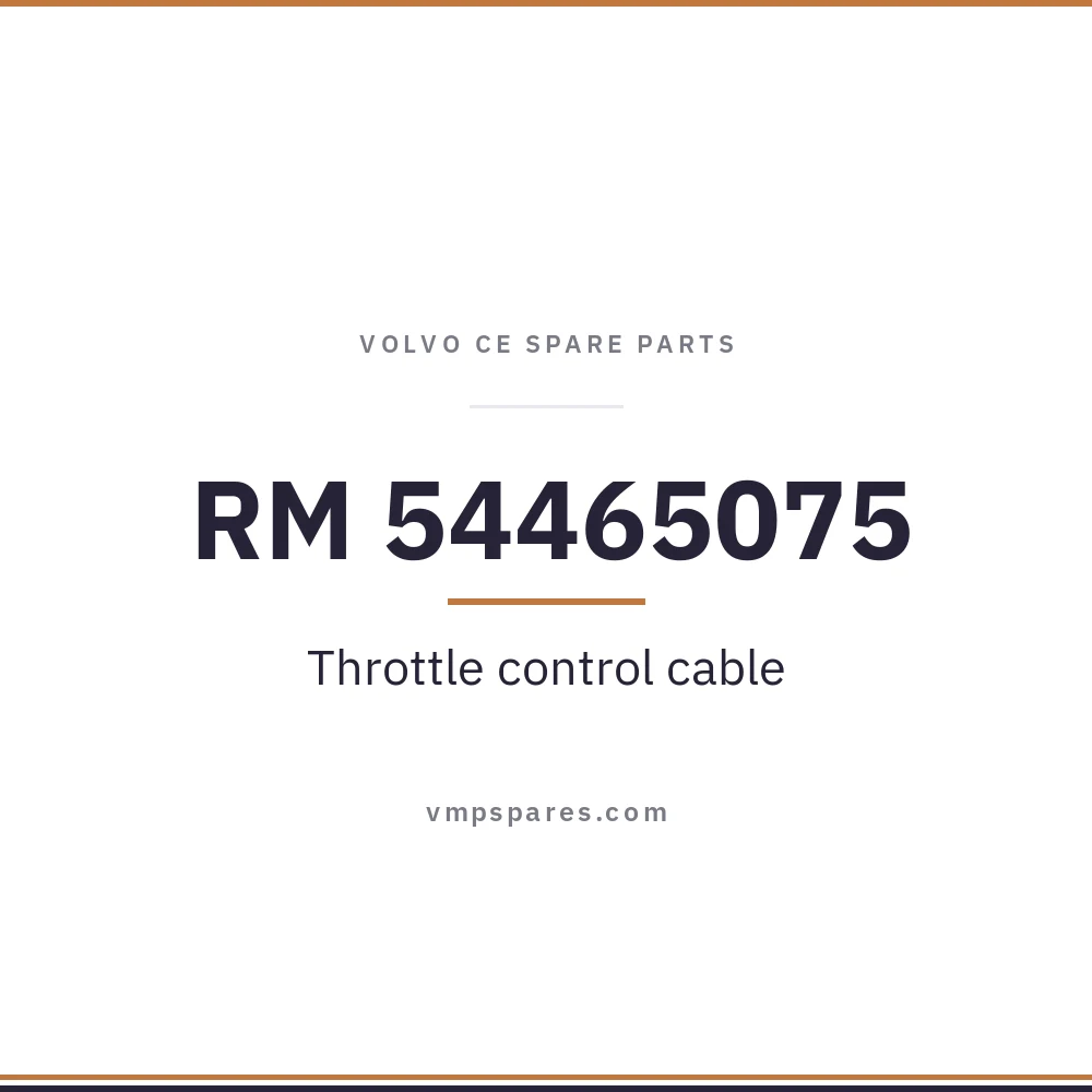RM 54465075 – Throttle control cable