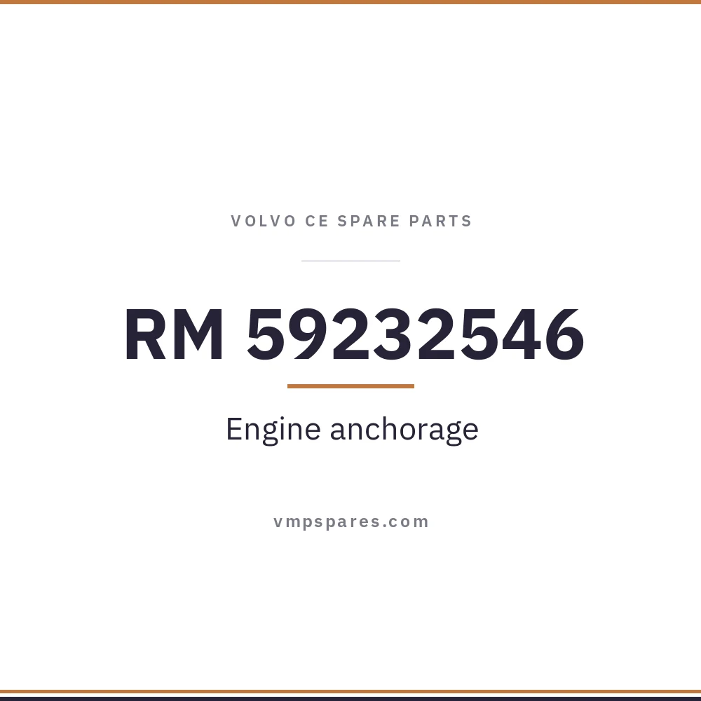 RM 59232546 – Engine anchorage