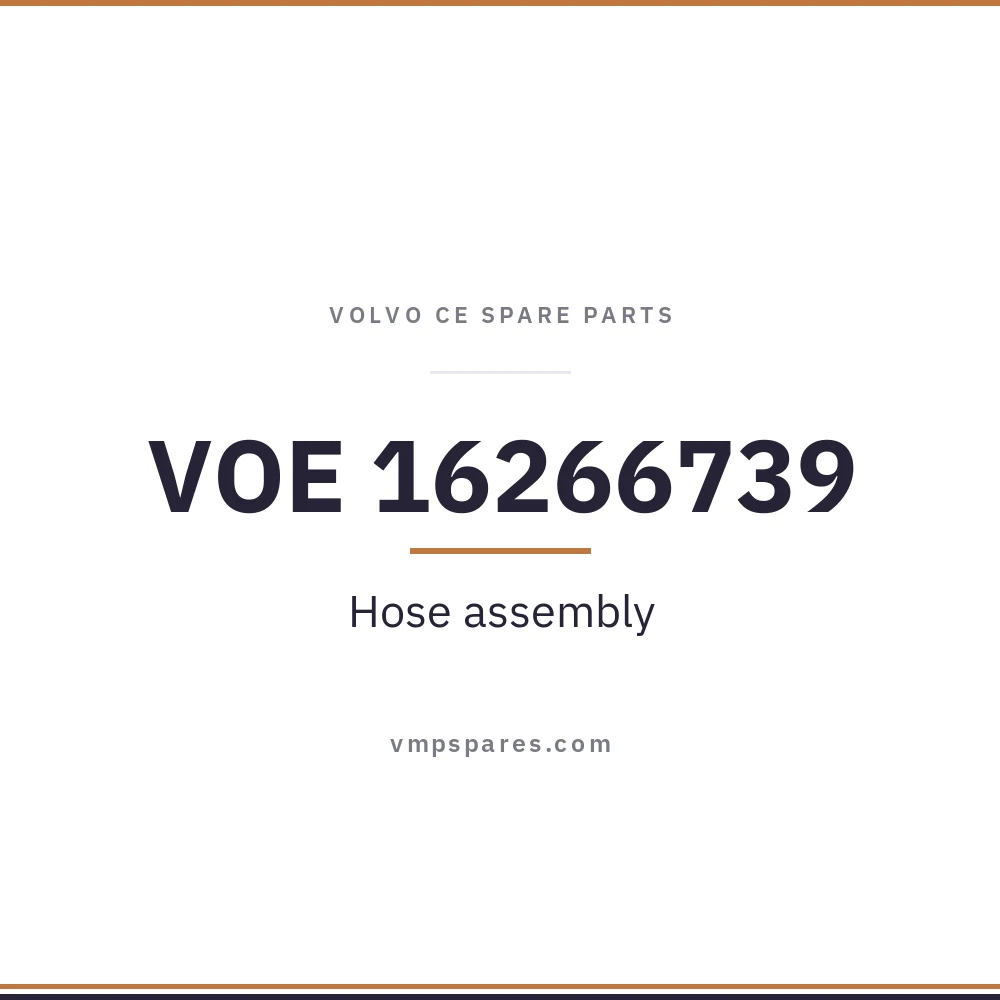 VOE 16266739 – Hose assembly