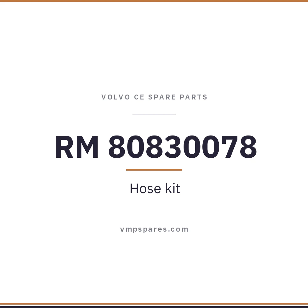 RM 80830078 – Hose kit