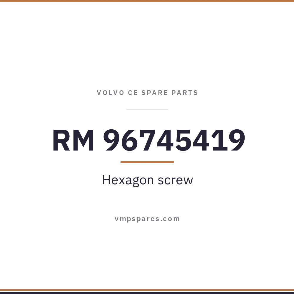 RM 96745419 – Hexagon screw