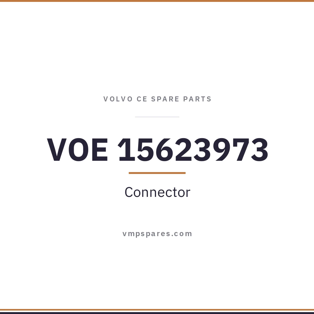 VOE 15623973 – Connector
