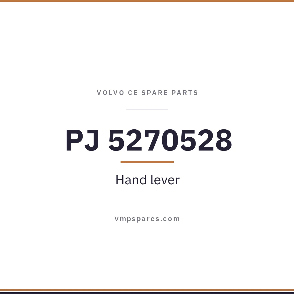 PJ 5270528 – Hand lever