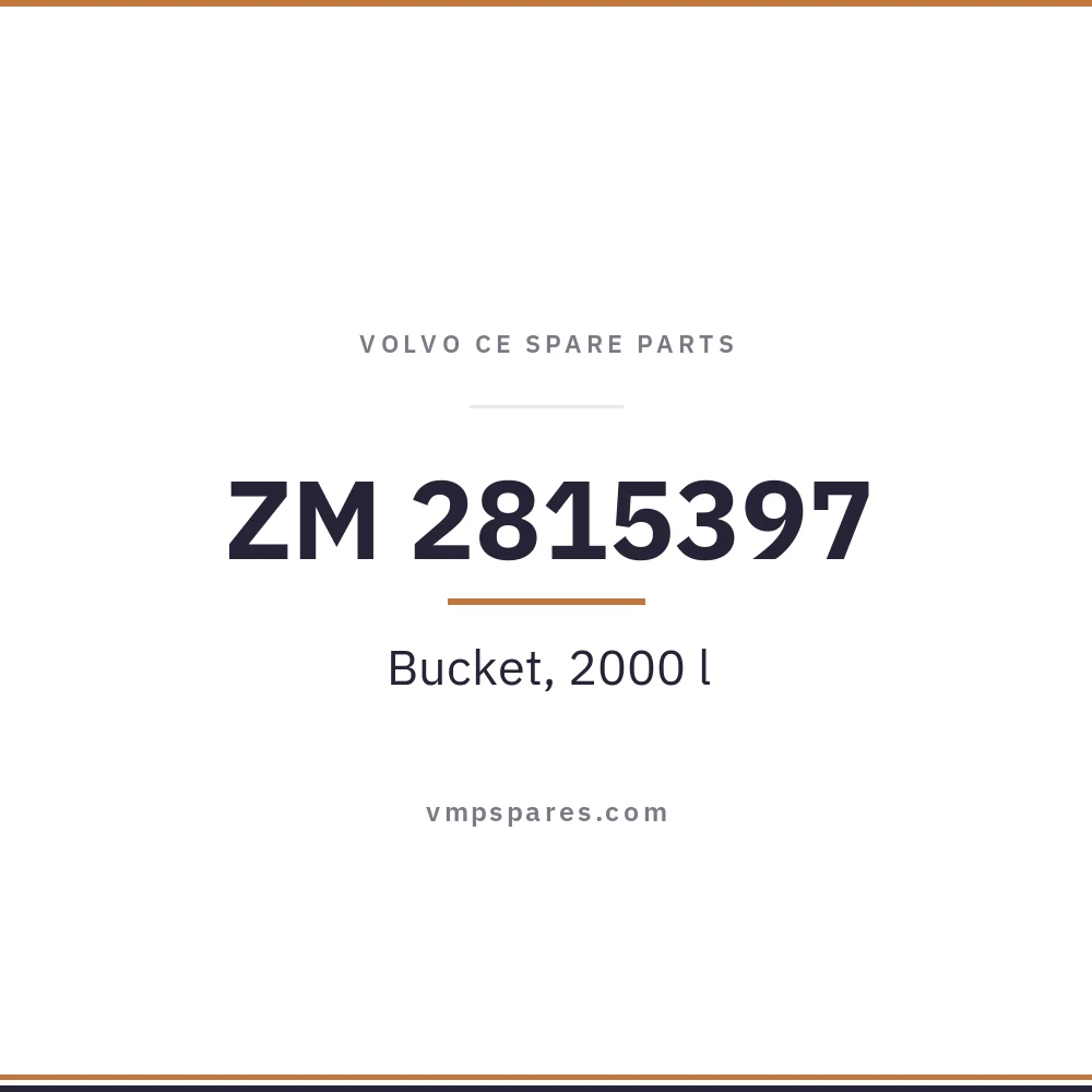 ZM 2815397 – Bucket, 2000 l