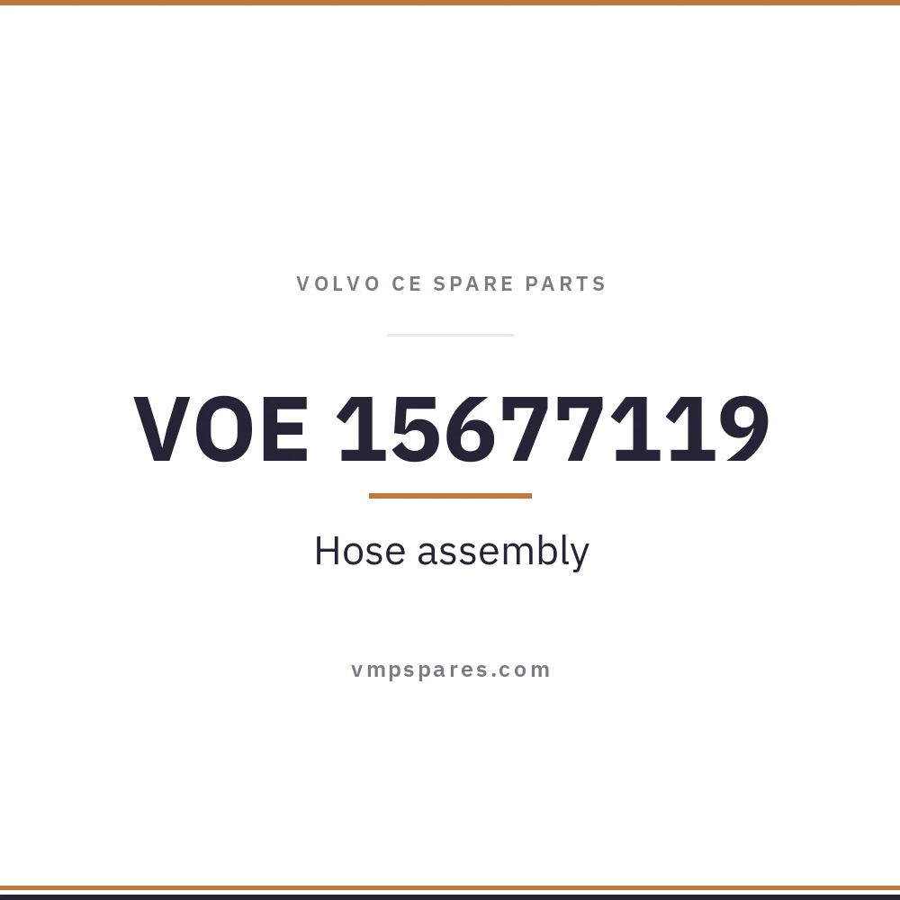 VOE 15677119 – Hose assembly