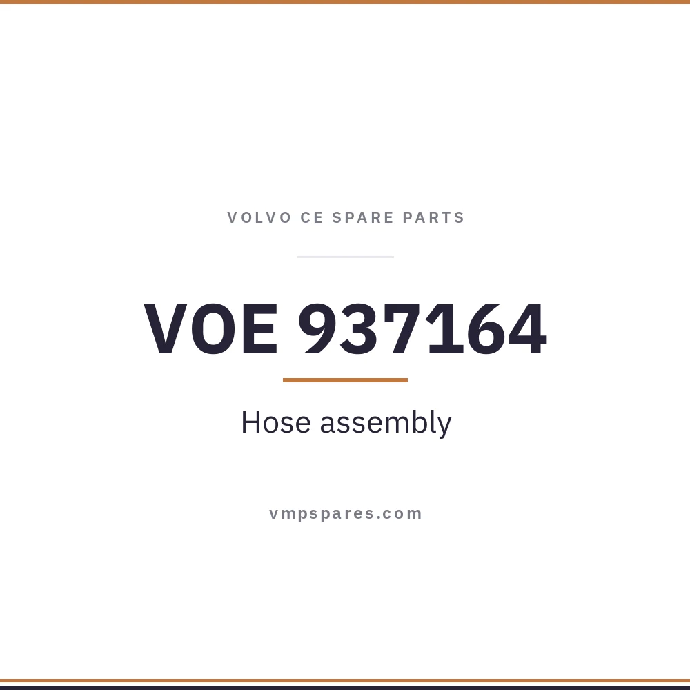 VOE 937164 – Hose assembly